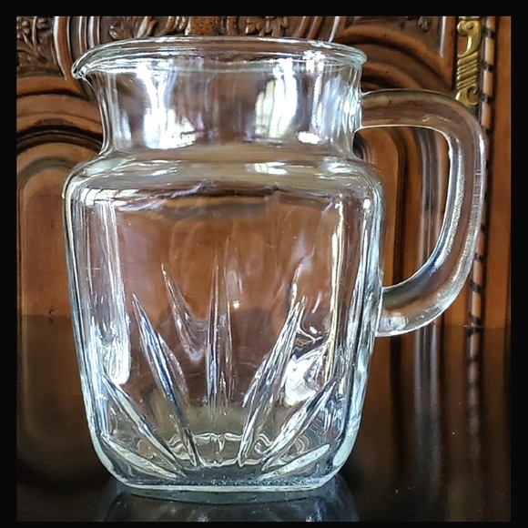 Vntg "Star" Clear 56oz Pitcher by Federal Glass - Picture 4 of 11
